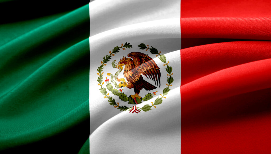 メキシコ　旗